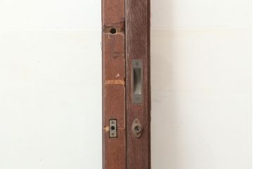 アンティーク建具　昭和中期　懐かしい雰囲気のガラス戸3枚セット(引き戸)(R-044987)