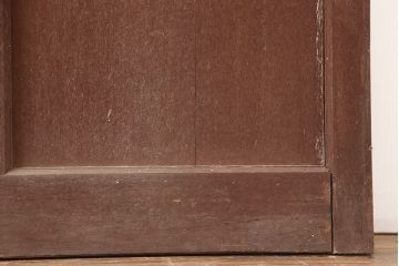 アンティーク建具　昭和中期　懐かしい雰囲気のガラス戸3枚セット(引き戸)(R-044987)