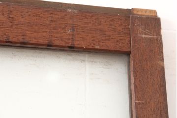 アンティーク建具　昭和中期　懐かしい雰囲気のガラス戸3枚セット(引き戸)(R-044987)