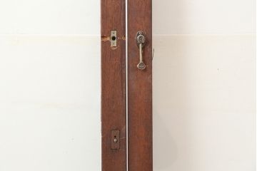 アンティーク建具　昭和中期　懐かしい雰囲気のガラス戸3枚セット(引き戸)(R-044987)