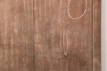 アンティーク建具　明治大正期　総ケヤキ材　重厚な風格漂う蔵戸(玄関戸、引き戸、建具)(R-045020)