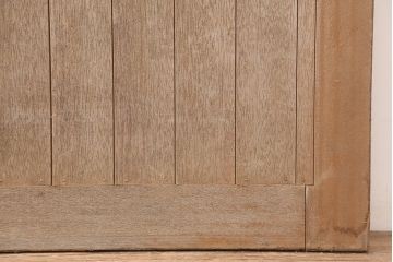 ビンテージ建具　昭和中期　大振りサイズのレトロな引き戸(蔵戸、建具、玄関戸)(R-045022)