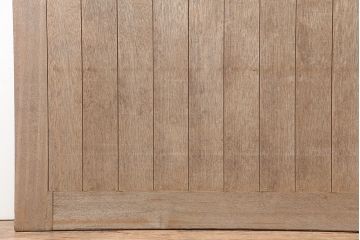 ビンテージ建具　昭和中期　大振りサイズのレトロな引き戸(蔵戸、建具、玄関戸)(R-045022)