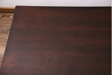 ビンテージ家具　松本民芸家具　すっきりとした佇まいの上品な座卓(幅1500、ローテーブル、ヴィンテージ)(R-045025)