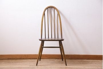 ヴィンテージ　ERCOL(アーコール)　ブリティッシュカントリーに合うクエーカーチェア(椅子、ビンテージ)(R-045026)
