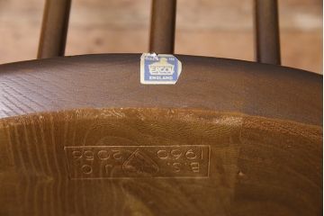 ヴィンテージ　ERCOL(アーコール)　ブリティッシュカントリーに合うクエーカーチェア(椅子、ビンテージ)(R-045026)