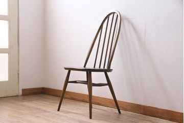 ヴィンテージ　ERCOL(アーコール)　ブリティッシュカントリーに合うクエーカーチェア(椅子、ビンテージ)(R-045027)