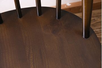 ヴィンテージ　ERCOL(アーコール)　ブリティッシュカントリーに合うクエーカーチェア(椅子、ビンテージ)(R-045027)