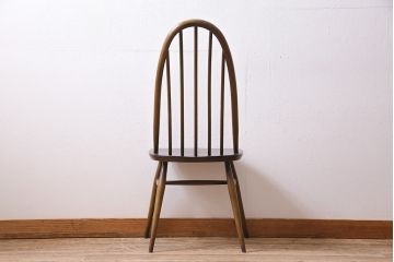 ヴィンテージ　ERCOL(アーコール)　ブリティッシュカントリーに合うクエーカーチェア(椅子、ビンテージ)(R-045027)