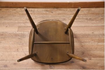 ヴィンテージ　ERCOL(アーコール)　ブリティッシュカントリーに合うクエーカーチェア(椅子、ビンテージ)(R-045028)