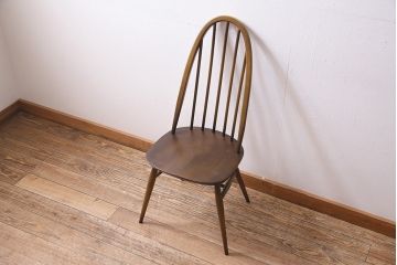 ヴィンテージ　ERCOL(アーコール)　ブリティッシュカントリーに合うクエーカーチェア(椅子、ビンテージ)(R-045028)