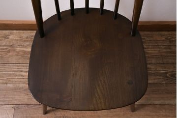 ヴィンテージ　ERCOL(アーコール)　ブリティッシュカントリーに合うクエーカーチェア(椅子、ビンテージ)(R-045028)