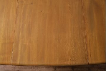 ヴィンテージ家具　イギリスビンテージ　ERCOL(アーコール)　エルム材　スクエアドロップリーフテーブル(バタフライテーブル)(R-045030)