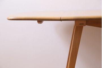 ヴィンテージ家具　イギリスビンテージ　ERCOL(アーコール)　エルム材　スクエアドロップリーフテーブル(バタフライテーブル)(R-045030)
