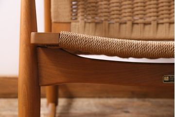 ビンテージ家具　日本製　AFM Quality Frinture　ペーパーコード　ロッキングチェア(アームチェア)(R-045037)