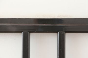 アンティーク建具　最高級　石川県産　総漆塗り　浮造り仕上げ　上品な雰囲気を演出するガラス戸4枚セット(引き戸、建具)(R-045042)