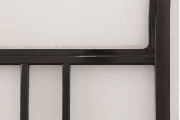 アンティーク建具　最高級　石川県産　総漆塗り　浮造り仕上げ　上品な雰囲気を演出するガラス戸4枚セット(引き戸、建具)(R-045043)