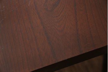 アンティーク家具　古材リメイク　ケヤキ材一枚板を使用した鉄脚テーブル(コンソールテーブル、作業台)(R-045047)