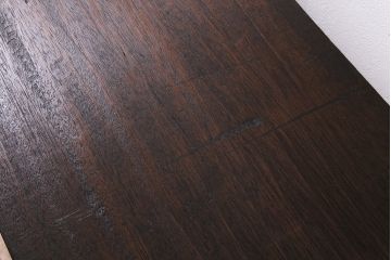 アンティーク家具　古材リメイク　幅広サイズ　一枚板を使用した鉄脚テーブル(コンソールテーブル、ディスプレイ台)(R-045048)