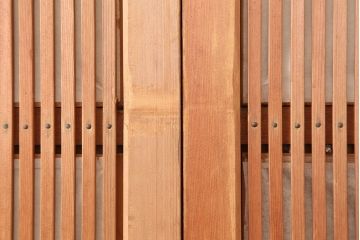 アンティーク建具　昭和中期　裏障子付き　あたたかな和の雰囲気漂う格子戸2枚セット(障子戸、引き戸、建具)(R-045051)