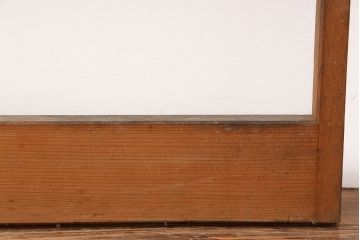 レトロ建具　昭和中期　風情のある御簾戸2枚セット(簾戸、簀戸、葭戸、夏障子、夏戸、葦戸)(R-045071)