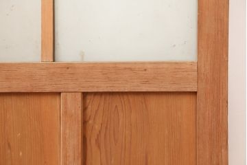 アンティーク建具　大正昭和初期　レトロな雰囲気が魅力のドア(ガラス扉、建具)(R-045076)