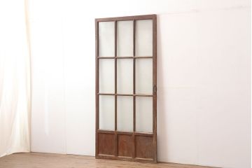 アンティーク建具　昭和中期　レトロな雰囲気が魅力のドア(ガラス扉、建具)(R-045078)