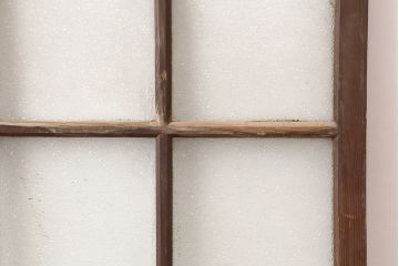 アンティーク建具　昭和中期　レトロな雰囲気が魅力のドア(ガラス扉、建具)(R-045078)