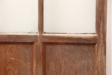 アンティーク建具　昭和中期　レトロな雰囲気が魅力のドア(ガラス扉、建具)(R-045078)