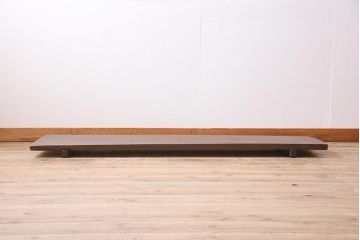 アンティーク家具　朴の木一枚板　明治大正期の味わい深い裁ち板(作業台、飾り台、陳列台)(R-045079)