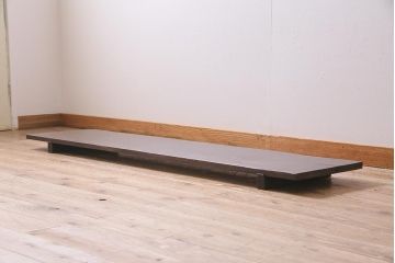 アンティーク家具　明治期　使いこまれた木の風合いが味わい深い裁ち板(作業台、飾り台、陳列台)(R-045080)