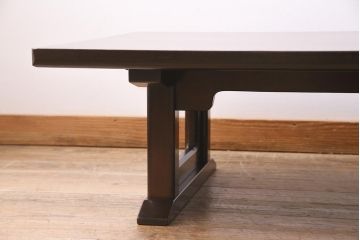 ビンテージ家具　松本民芸家具　上品な空間づくりにおすすめの座卓(ローテーブル、座机)(R-045090)