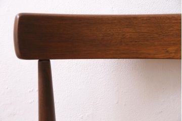 ヴィンテージ家具　北欧ビンテージ　チーク材　丁寧に編み込まれた座面が魅力のダイニングチェア(椅子、デスクチェア)(R-045092)