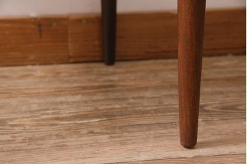 ヴィンテージ家具　北欧ビンテージ　チーク材　丁寧に編み込まれた座面が魅力のダイニングチェア(椅子、デスクチェア)(R-045092)