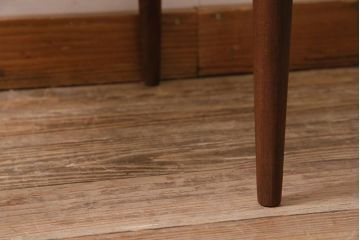 ヴィンテージ家具　北欧ビンテージ　チーク材　丁寧に編み込まれた座面が魅力のダイニングチェア(椅子、デスクチェア)(R-045094)