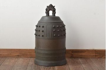 藤原特製　銅製　古い半鐘　釣鐘　24kg(R-045104)