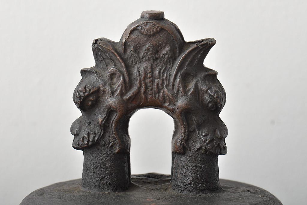 藤原特製　銅製　古い半鐘　釣鐘　24kg(R-045104)