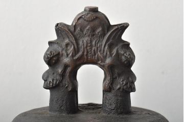 藤原特製　銅製　古い半鐘　釣鐘　24kg(R-045104)