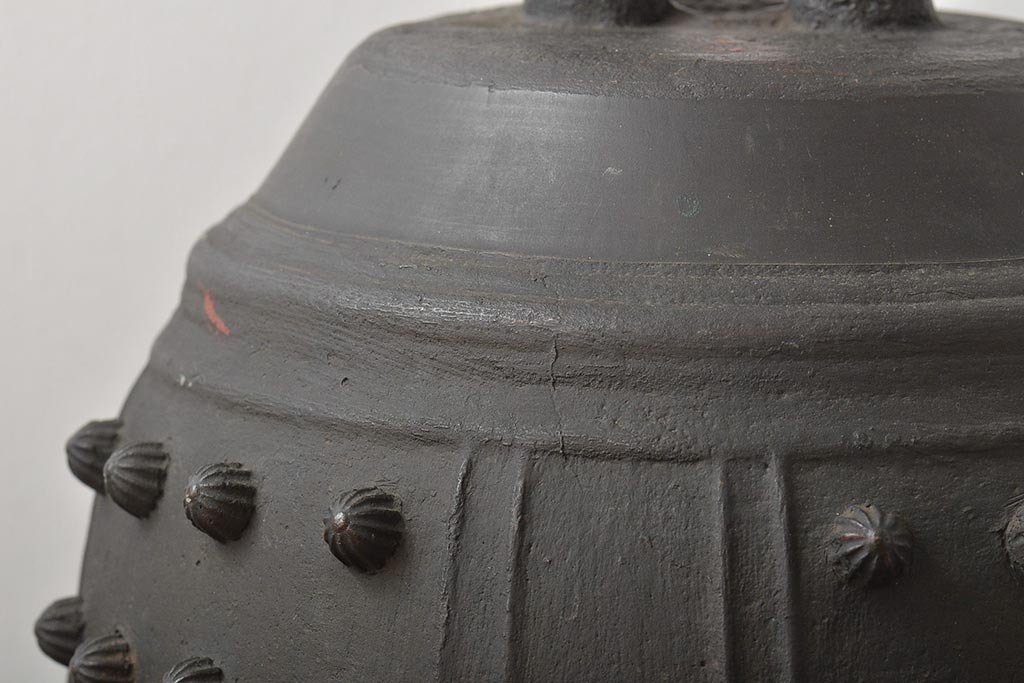 藤原特製　銅製　古い半鐘　釣鐘　24kg(R-045104)