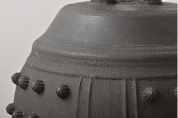 藤原特製　銅製　古い半鐘　釣鐘　24kg(R-045104)