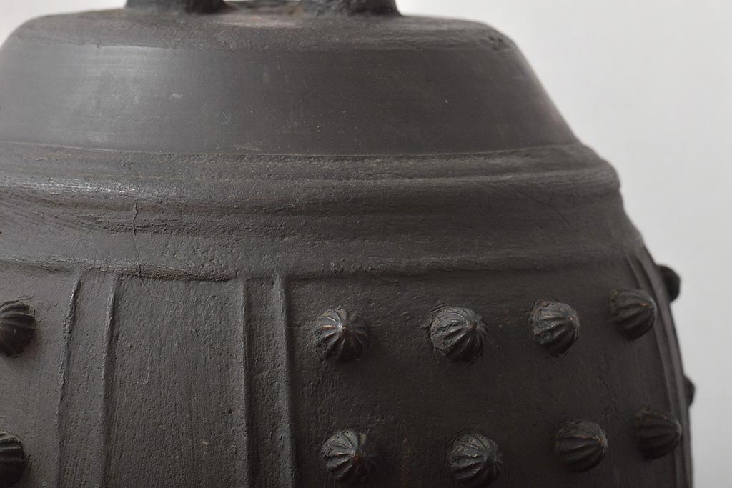 藤原特製　銅製　古い半鐘　釣鐘　24kg(R-045104)