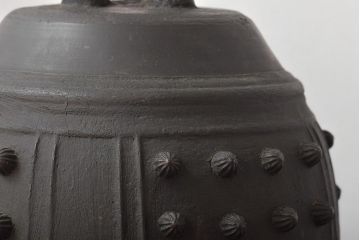 藤原特製　銅製　古い半鐘　釣鐘　24kg(R-045104)