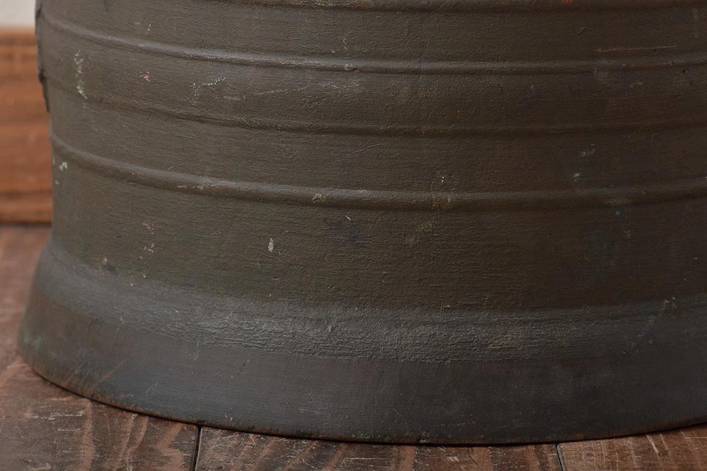 藤原特製　銅製　古い半鐘　釣鐘　24kg(R-045104)