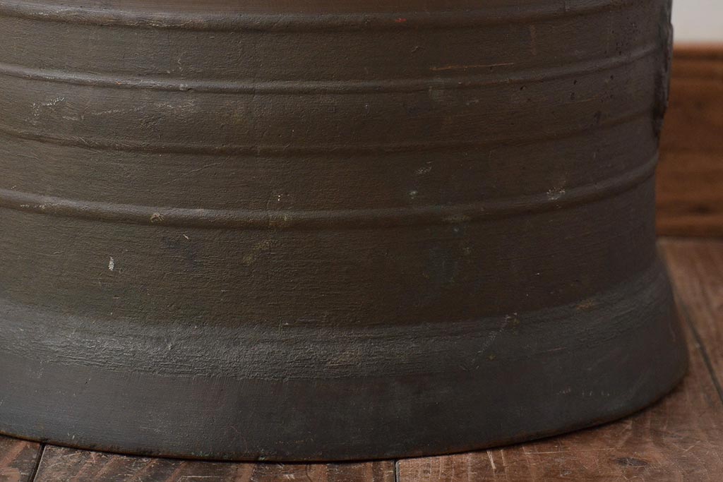 藤原特製　銅製　古い半鐘　釣鐘　24kg(R-045104)