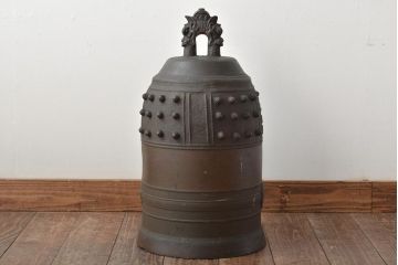 藤原特製　銅製　古い半鐘　釣鐘　24kg(R-045104)
