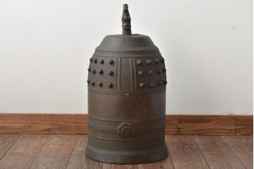 藤原特製　銅製　古い半鐘　釣鐘　24kg(R-045104)