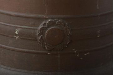 藤原特製　銅製　古い半鐘　釣鐘　24kg(R-045104)