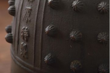 藤原特製　銅製　古い半鐘　釣鐘　24kg(R-045104)