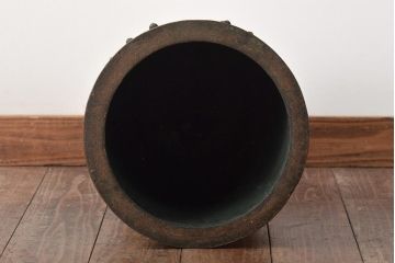 藤原特製　銅製　古い半鐘　釣鐘　24kg(R-045104)