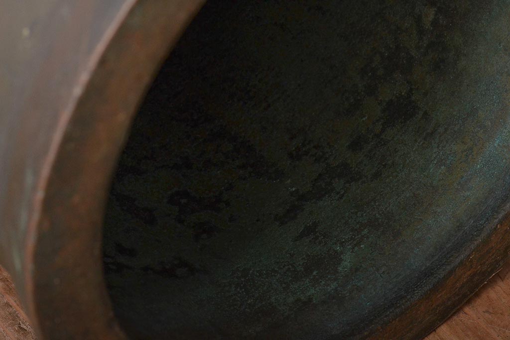 藤原特製　銅製　古い半鐘　釣鐘　24kg(R-045104)